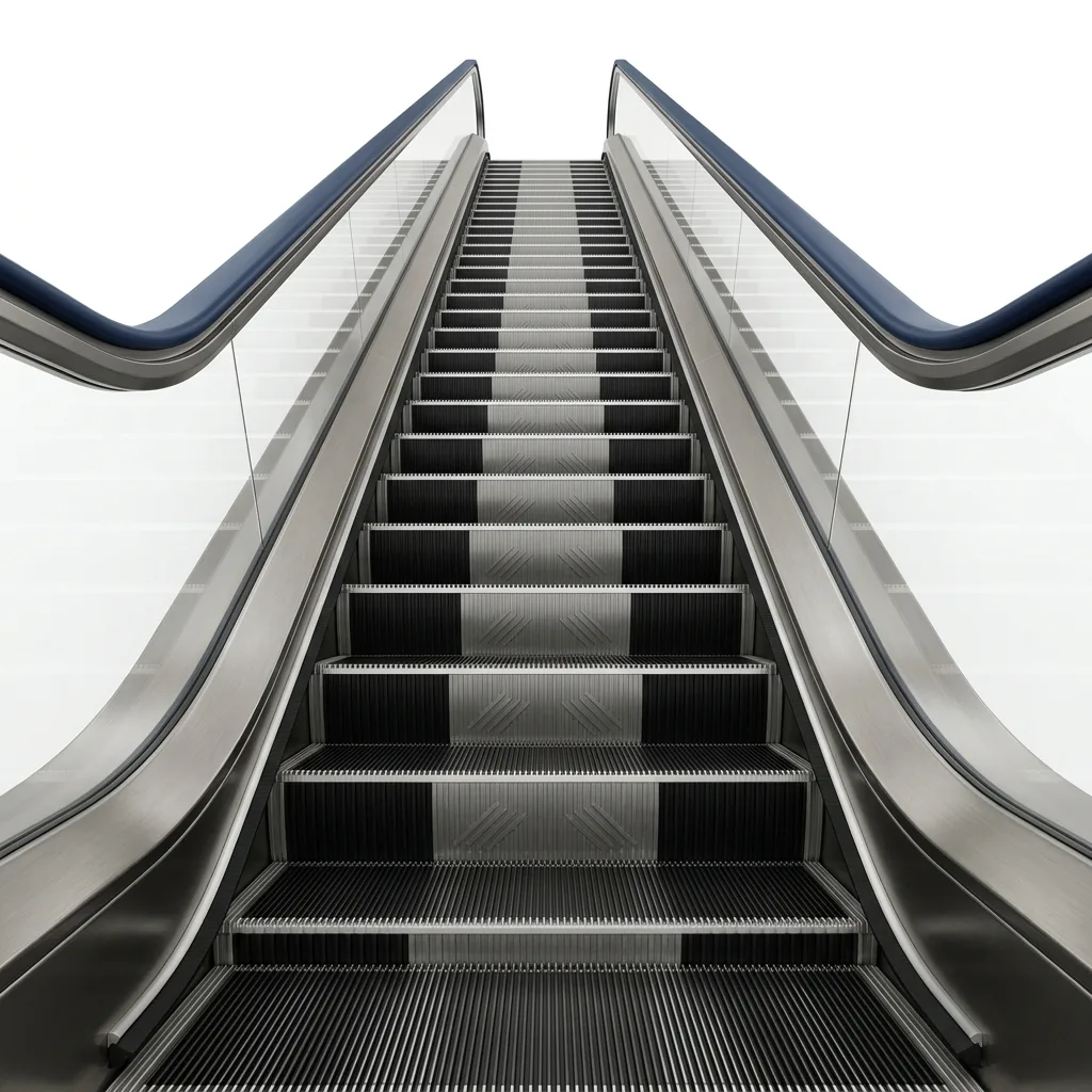 escada rolante para metrô